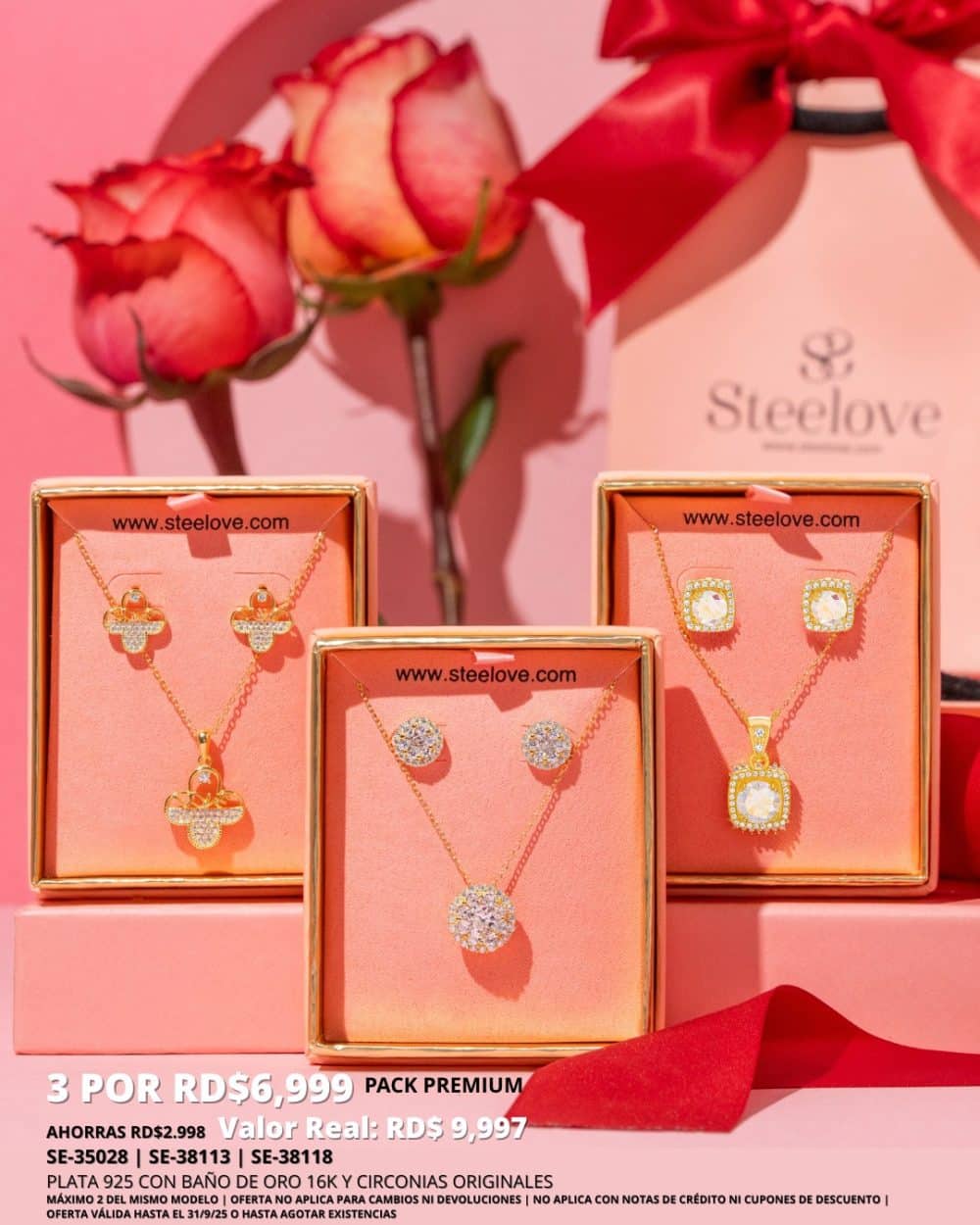 SETs 3 x RD$6,999