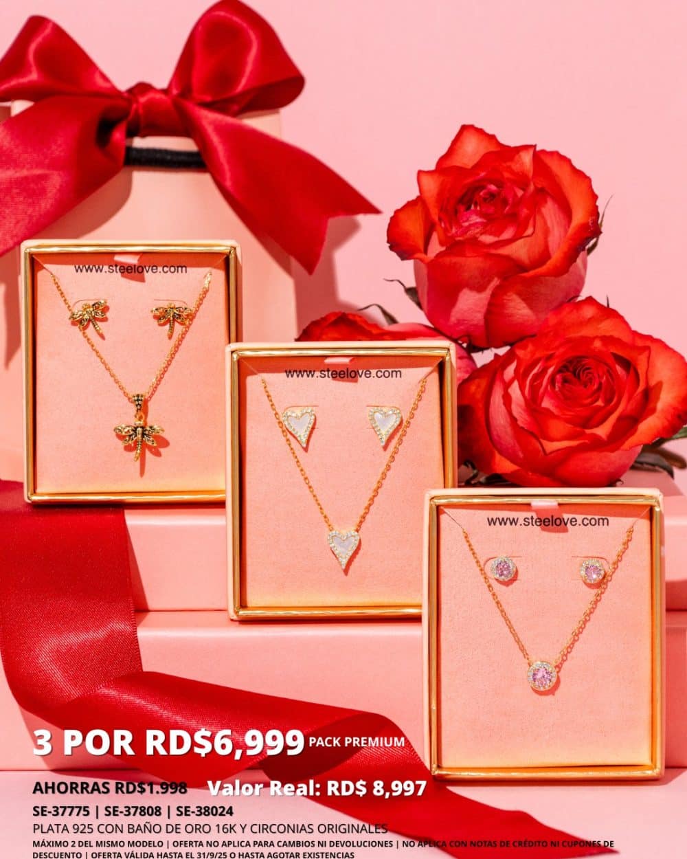 SETs 3 x RD$6,999