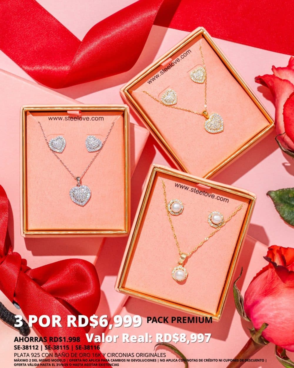 SETs 3 x RD$6,999