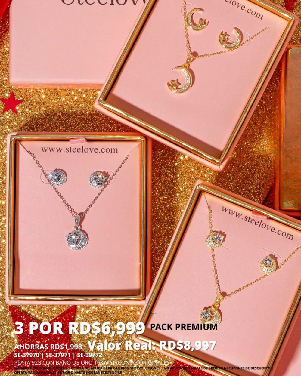SETs 3 x RD$6,999