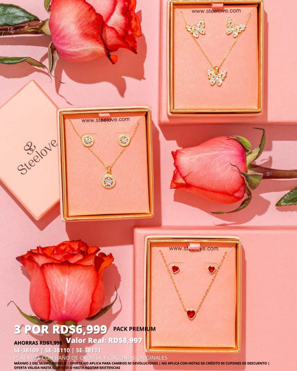 SETs 3 x RD$6,999