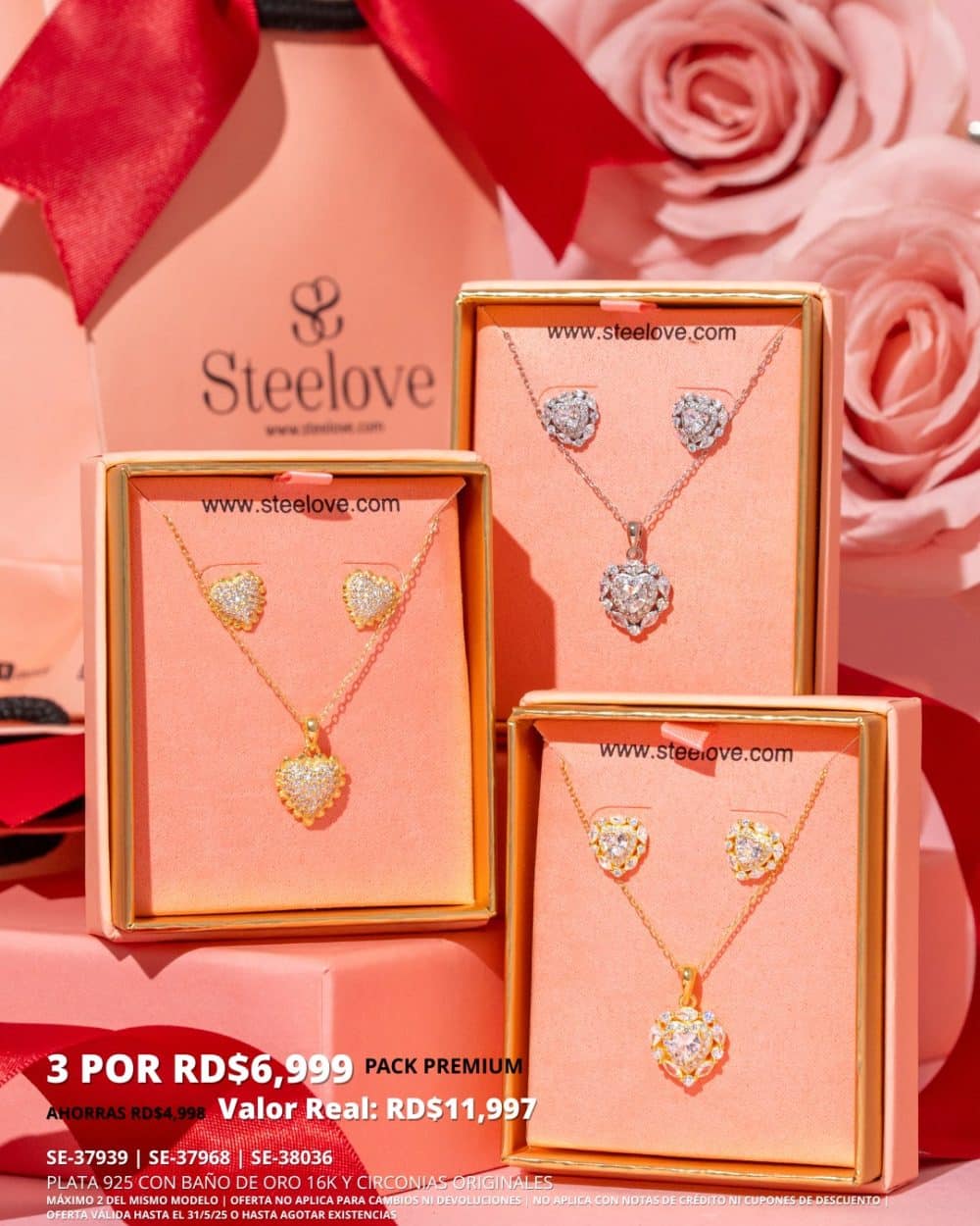 SETs 3 x RD$6,999