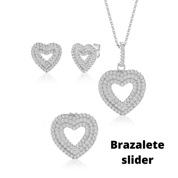 Set corazon con brazalete