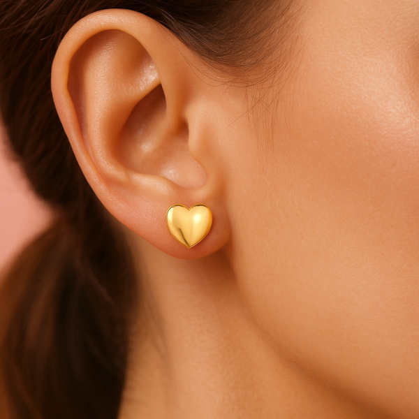 Aretes 11 mm oro laminado