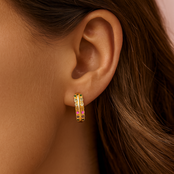 Aretes plata