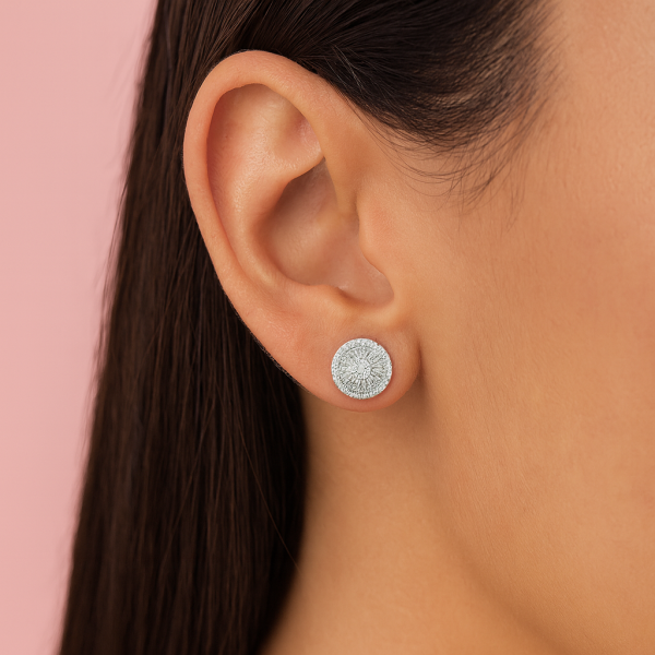 Aretes 12 mm de plata